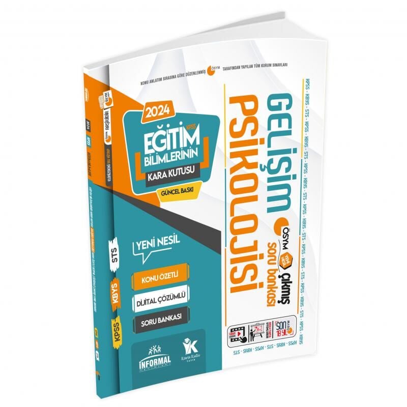 Eğitim Bilimlerinin Kara Kutusu GELİŞİM Psikolojisi Konu Özetli Dijital Çözümlü Soru Bankası