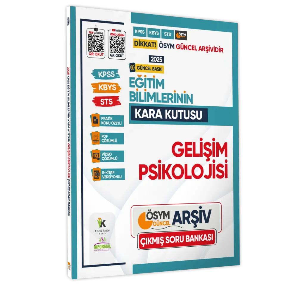 Eğitim Bilimlerinin Kara Kutusu Konu Özetli Dijital Çözümlü Çıkmış Soru Bankası 6lı Avantajlı Paket