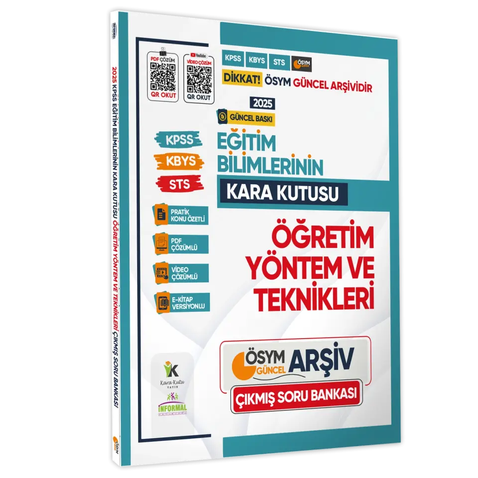 Eğitim Bilimlerinin Kara Kutusu Konu Özetli Dijital Çözümlü Çıkmış Soru Bankası 6lı Avantajlı Paket