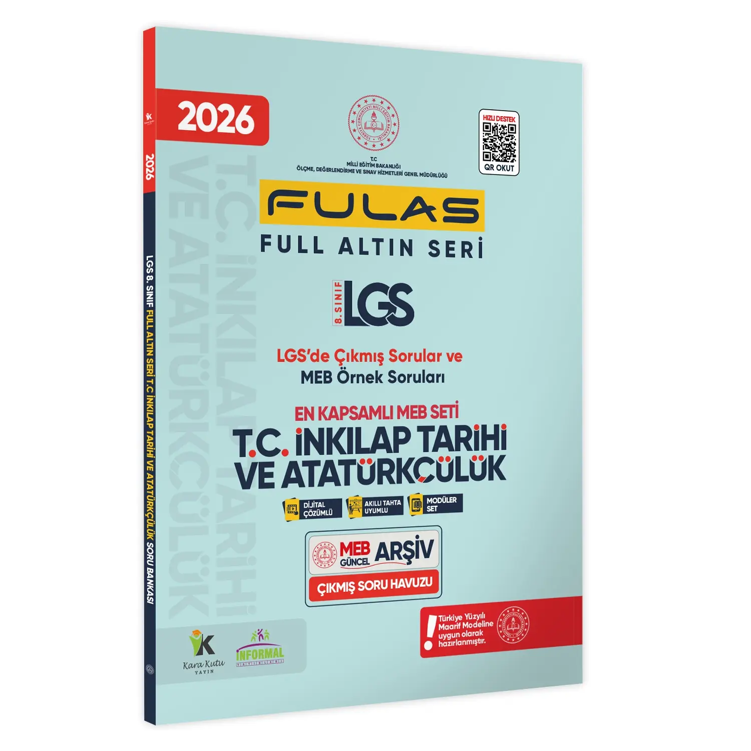 2026 8.Sınıf Full LGS Altın Seri (FULAS) İNKILAP TARİHİ MEB Çıkmış Soru Bankası Modüler Seti Çözümlü