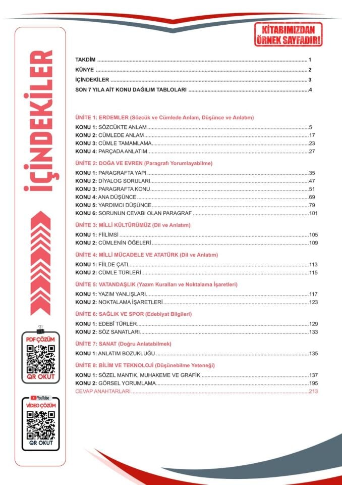 2026 8.Sınıf Full LGS Altın Seri (FULAS) TÜRKÇE MEB Çıkmış Soru Bankası Modüler Seti PDF/Video Çözümlü