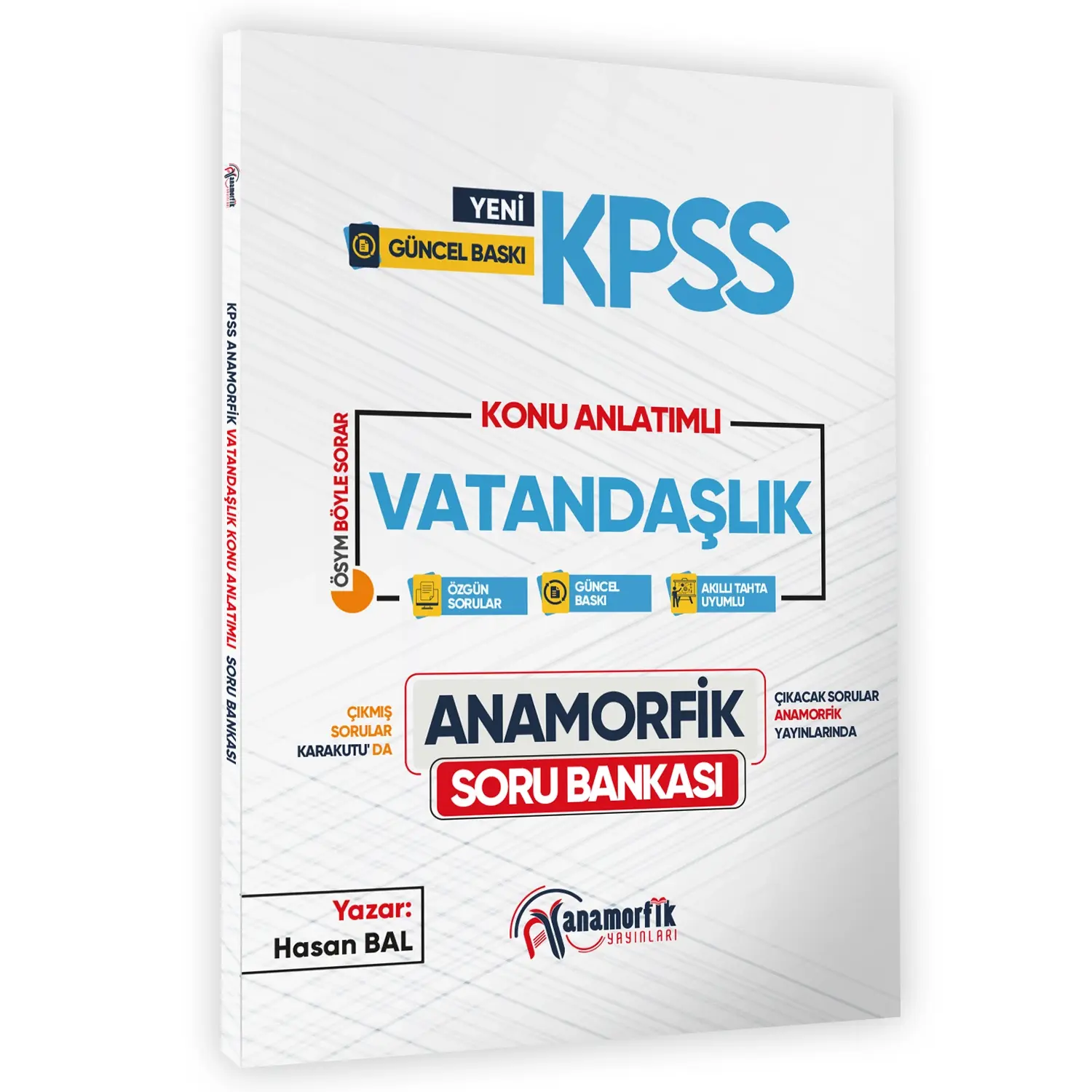 KPSS Anamorfik Vatandaşlık Soru Bankası Yeni Müfredat Konu Anlatımlı