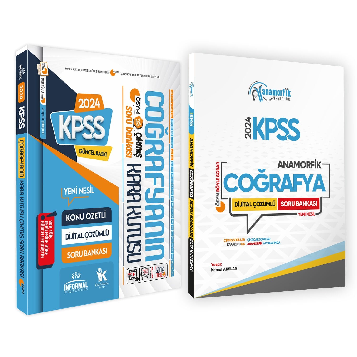 KPSS Coğrafyanın Karakutusu ve Anamorfik Coğrafya Soru Bankası 2li Set Yeni Müfredat D. Çözümlü