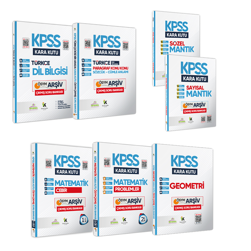 KPSS Genel Yeteneğin Kara Kutusu Altın Set Konu Özetli Dijital Çözümlü Çıkmış Soru Bankası