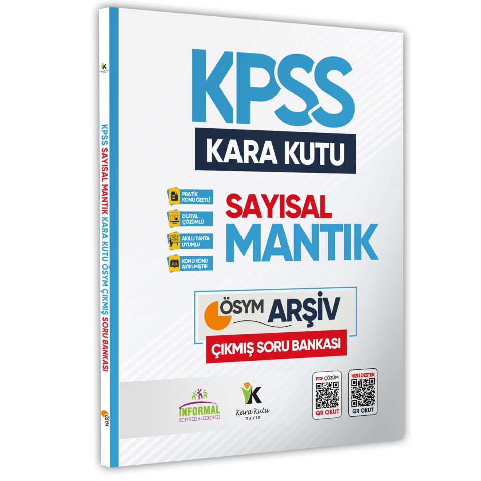 KPSS Kara Kutu Genel Yetenek Genel Kültür Altın Paket Set Dijital Çözümlü Konu Özetli Çıkmış Soru Bankası