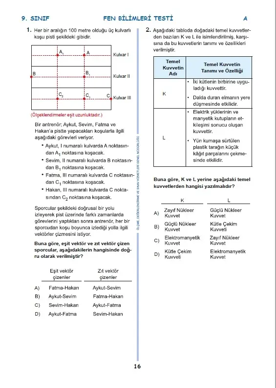 2026 9.Sınıf İOKBS (BURSLULUK SINAVI) MEB Çıkmış Soru Tıpkı Basım Deneme Paketi 7li Türkiye Geneli