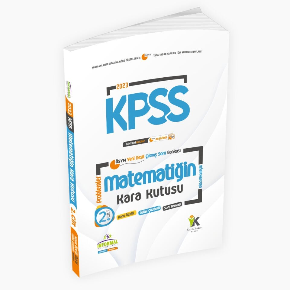 KPSS Matematik 1.-2.Cilt ve Geometrinin Kara Kutusu Konu Özetli D.Çözümlü Soru Bankası Altın Set