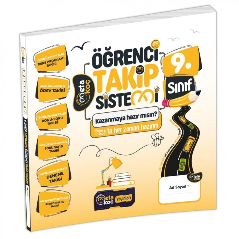 2026 9.Sınıf Meta Koç Yayınları Öğrenci Takip Sistemi (40 Haftalık, Detaylı, Konu Soru Video Takip)