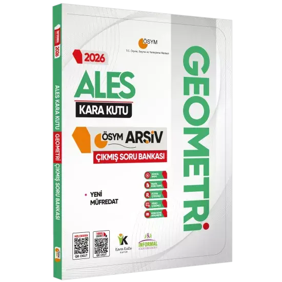 2026 ALES GEOMETRİNİN Kara Kutusu ÖSYM Çıkmış Soru Havuzu Bankası Konu Özetli Video/PDF Çözümlü