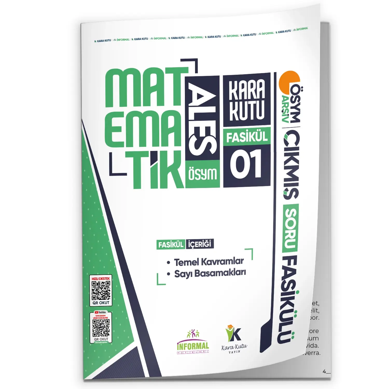 2026 ALES Matematik Kara Kutu 1.Fasikül ÖSYM Çıkmış Soru Temel Kavramlar Sayı Basamakları ModülerSet