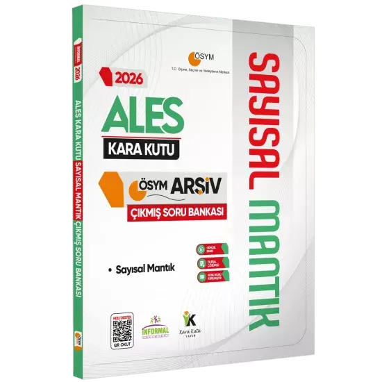 2026 ALES SAYISAL MANTIK Kara Kutu ÖSYM Çıkmış Soru Havuzu Bankası Konu Özetli Dijital Çözümlü