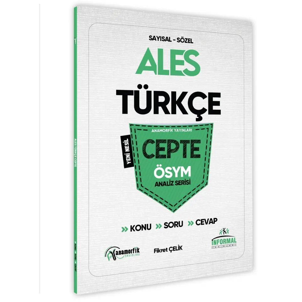 2026 ALES Türkçe Cepte Konu-Soru-Konu-Cevap ÖSYM Analiz Serisi