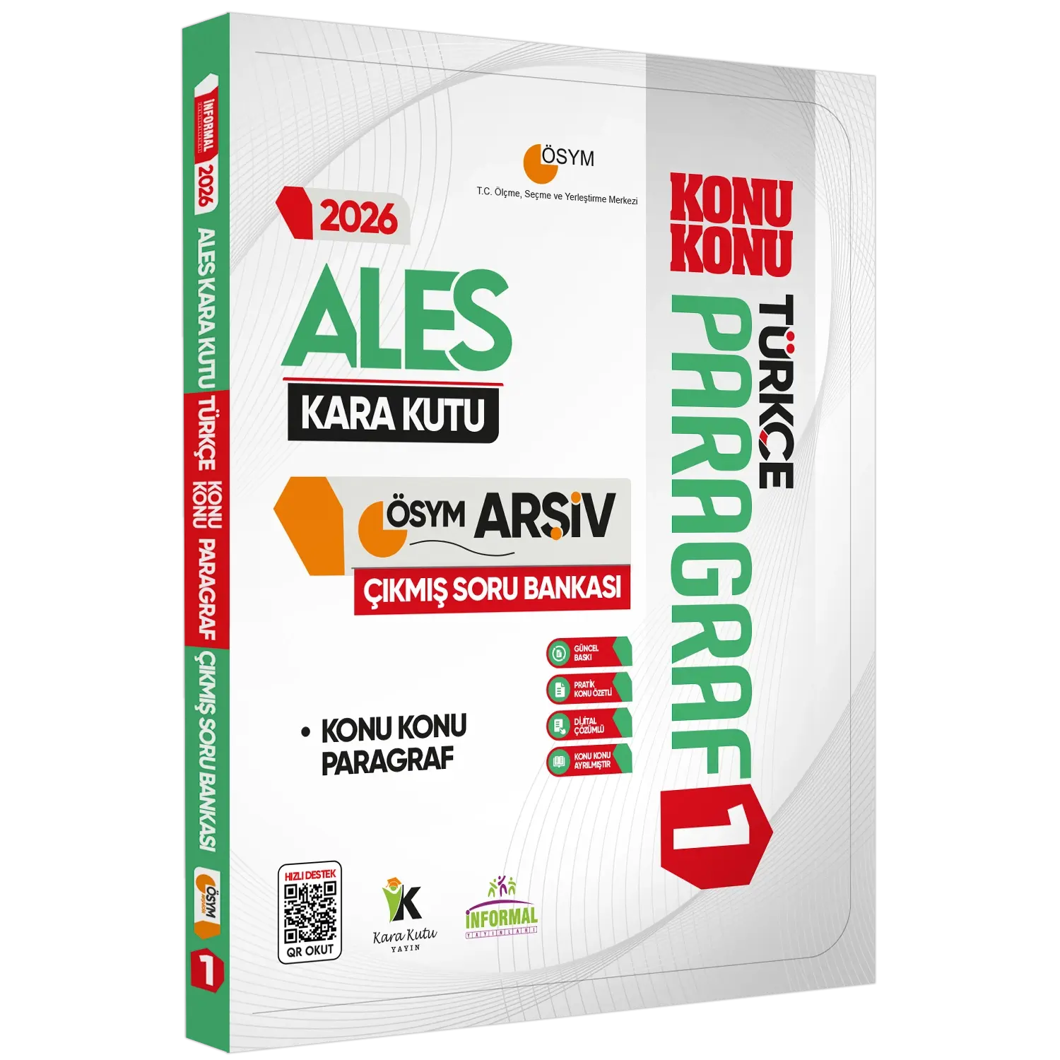 2026 ALES Türkçenin Kara Kutusu PARAGRAF 1 KONU KONU ÖSYM Çıkmış Soru Bankası Konu Özetli Çözümlü