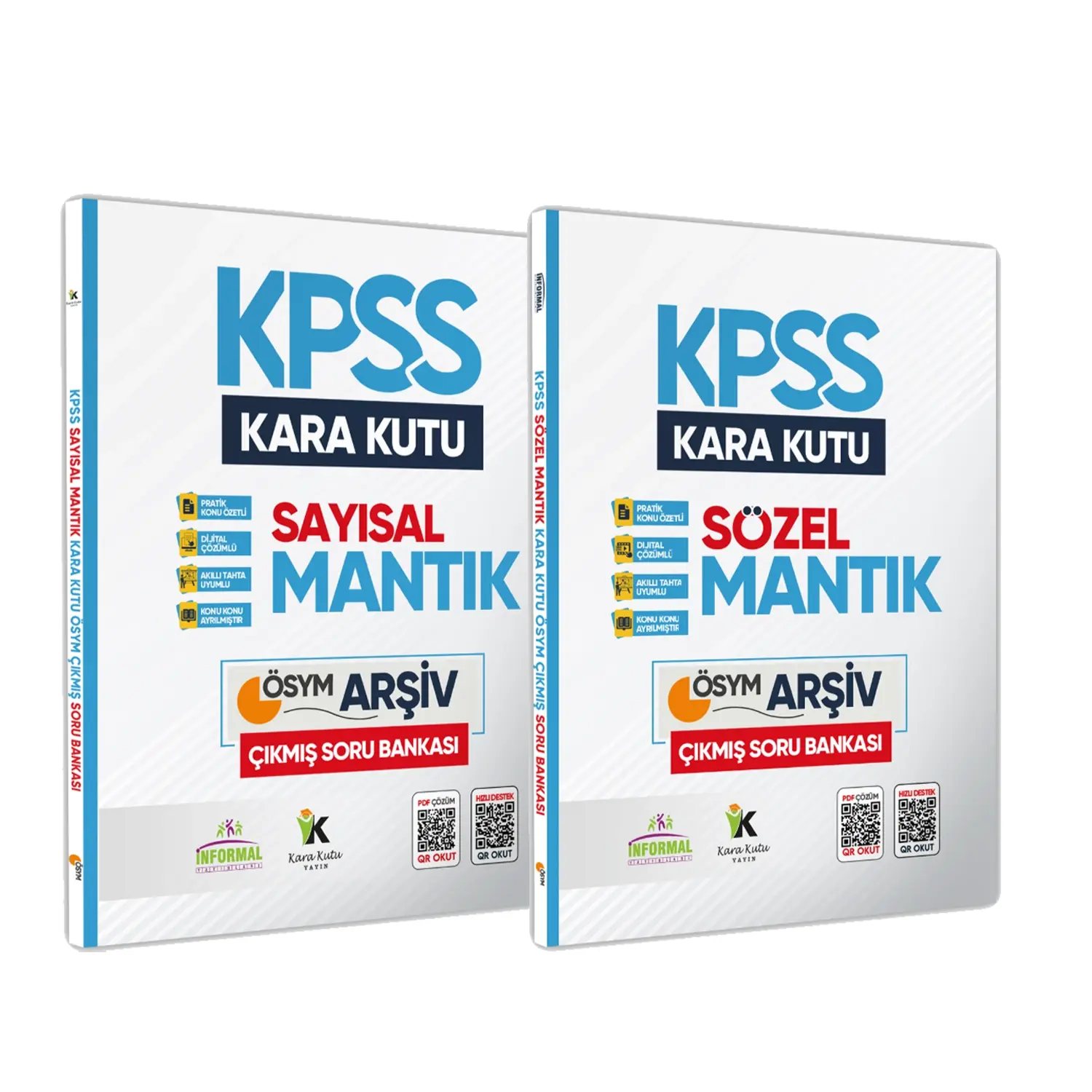 KPSS Sayısal VE Sözel Mantık Kara Kutu Dijital Çözümlü ÖSYM Çıkmış Soru Bankası Çözümlü