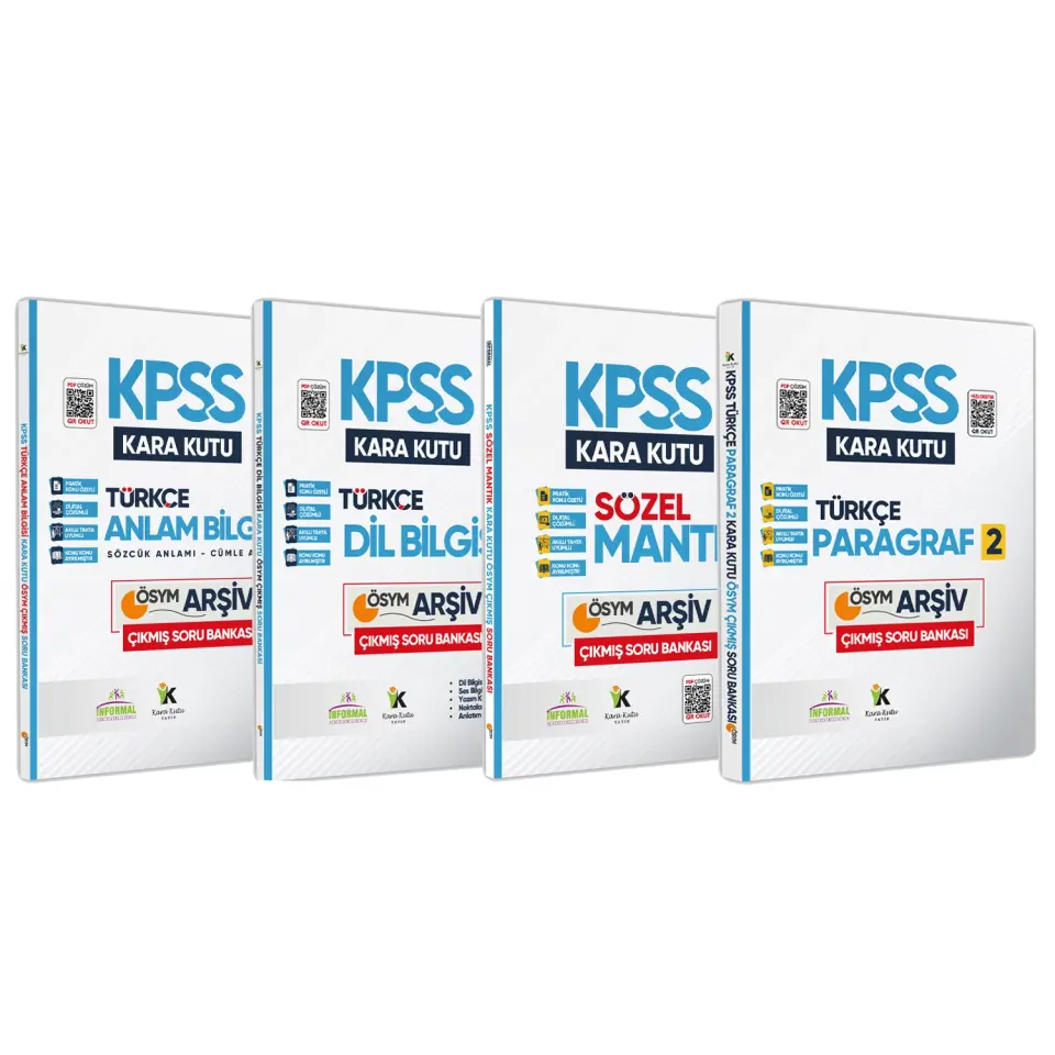 KPSS Türkçenin Kara Kutusu Dijital Çözümlü Konu Özetli Soru Bankası Altın Set
