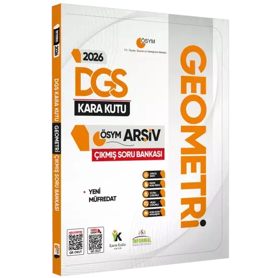 2026 DGS GEOMETRİNİN Kara Kutusu ÖSYM Çıkmış Soru Havuzu Bankası Konu Özetli Video/PDF Çözümlü