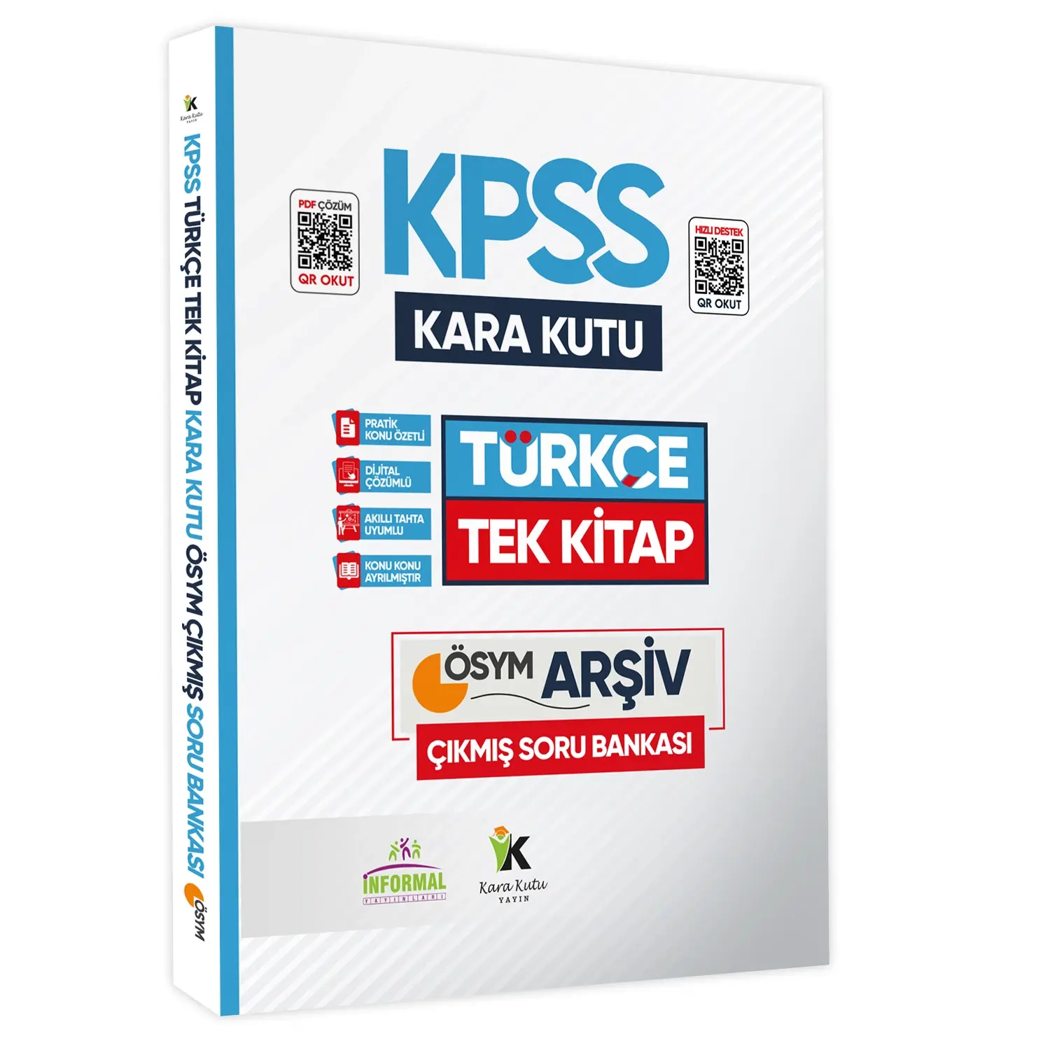 KPSS Türkçenin Kara Kutusu TEK KİTAP Konu Özetli D.Çözümlü ÖSYM ARŞİV Çıkmış Soru Bankası