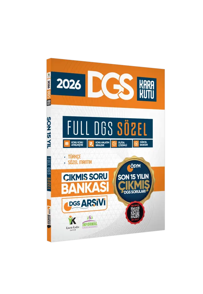 2026 FULL DGS SÖZEL ÖSYM Çıkmış Soru Bankası Son 15 Yıl Sadece DGS PDF/Video Çözümlü