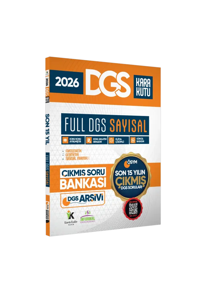 2026 FULL DGS SAYISAL ÖSYM Çıkmış Soru Bankası Son 15 Yıl Sadece DGS PDF/Video Çözümlü