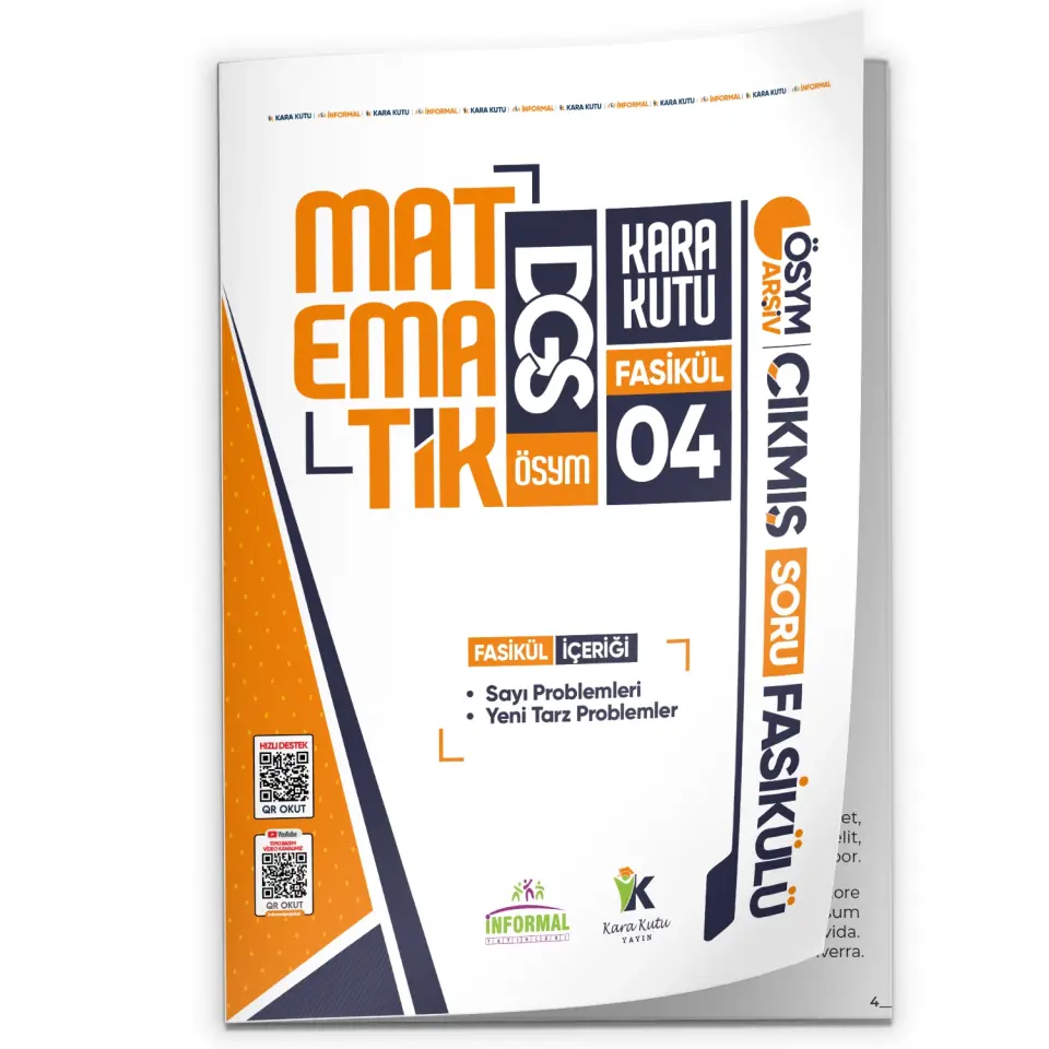 2026 DGS Matematik Kara Kutu 4.Fasikül ÖSYM Çıkmış Soru YENİ TARZ-SAYI PROBLEMLERİ  Modüler Set