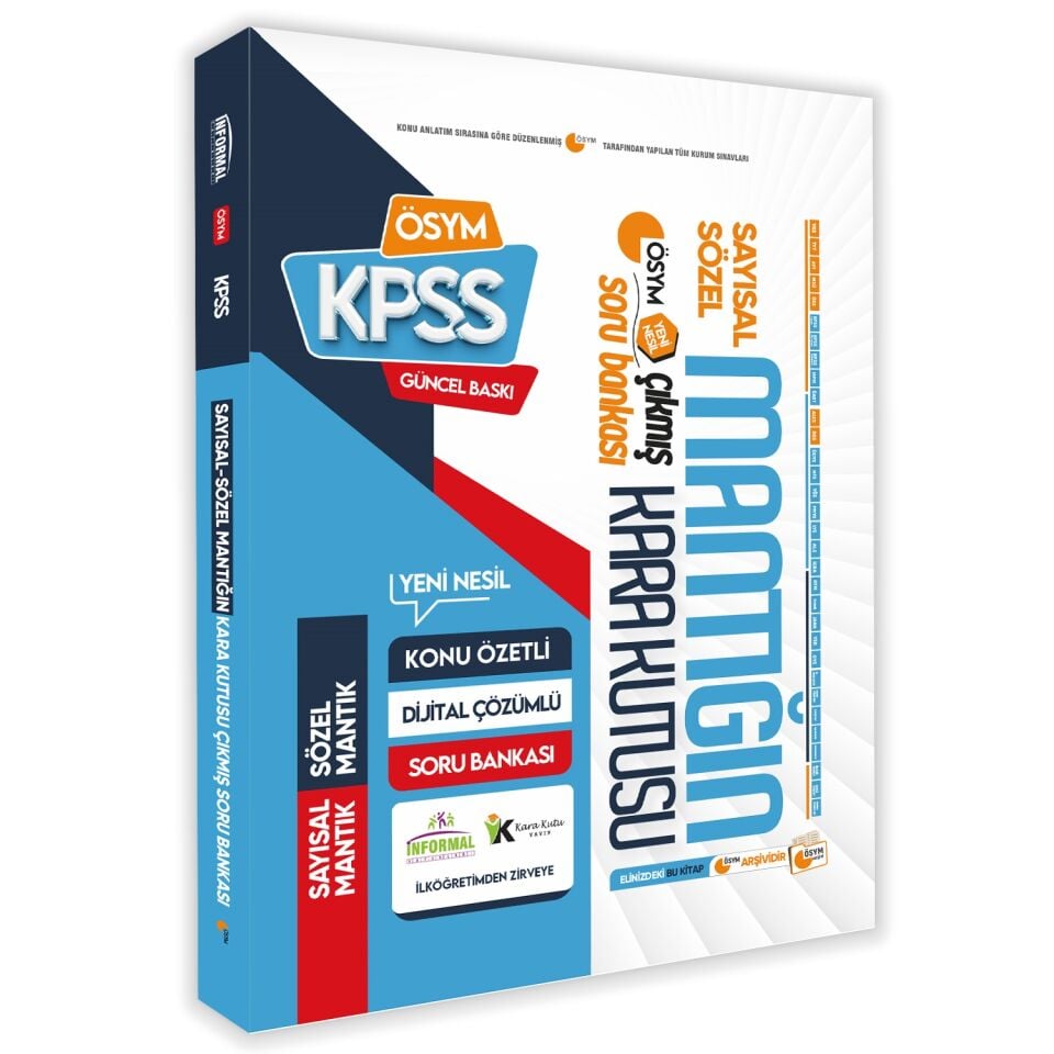 KPSSnin Kara Kutusu Genel Yetenek-Genel Kültür Çıkmış Soru Bankası ALTIN PAKET Set Konu Ö. D.Çözümlü