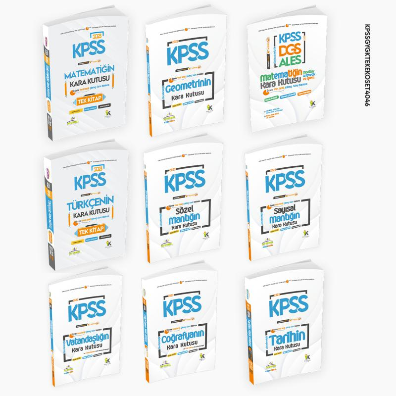 KPSSnin Kara Kutusu Genel Yetenek-Kültür TEK EKONOMİK Set D.Çözümlü Konu Özetli Soru Bankası