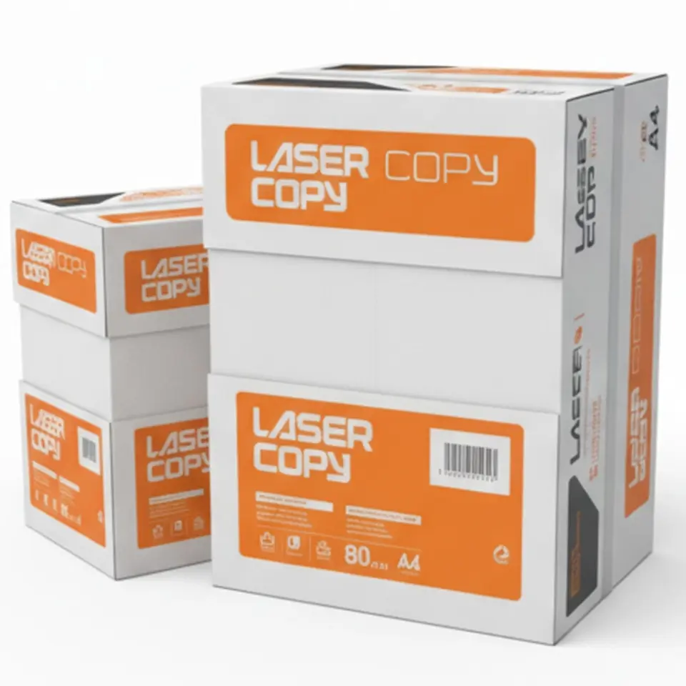 Laser Copy Garantili Fotokopi Kağıdı 5 Paket A4 80 gr 2500 Yaprak