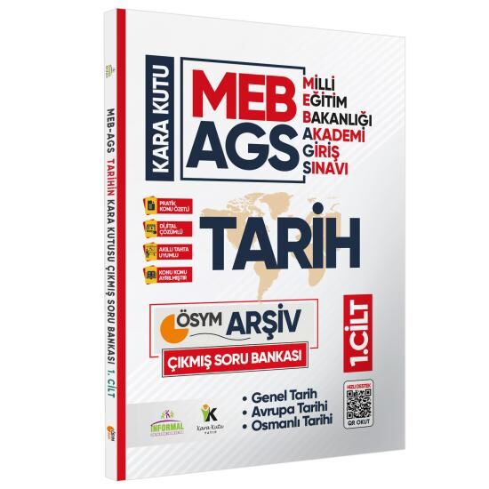MEB AGS Tarihin Kara Kutusu 1.cilt En Kapsamlı ÖSYM Çıkmış Soru Bankası Konu Özetli Dijital Çözümlü