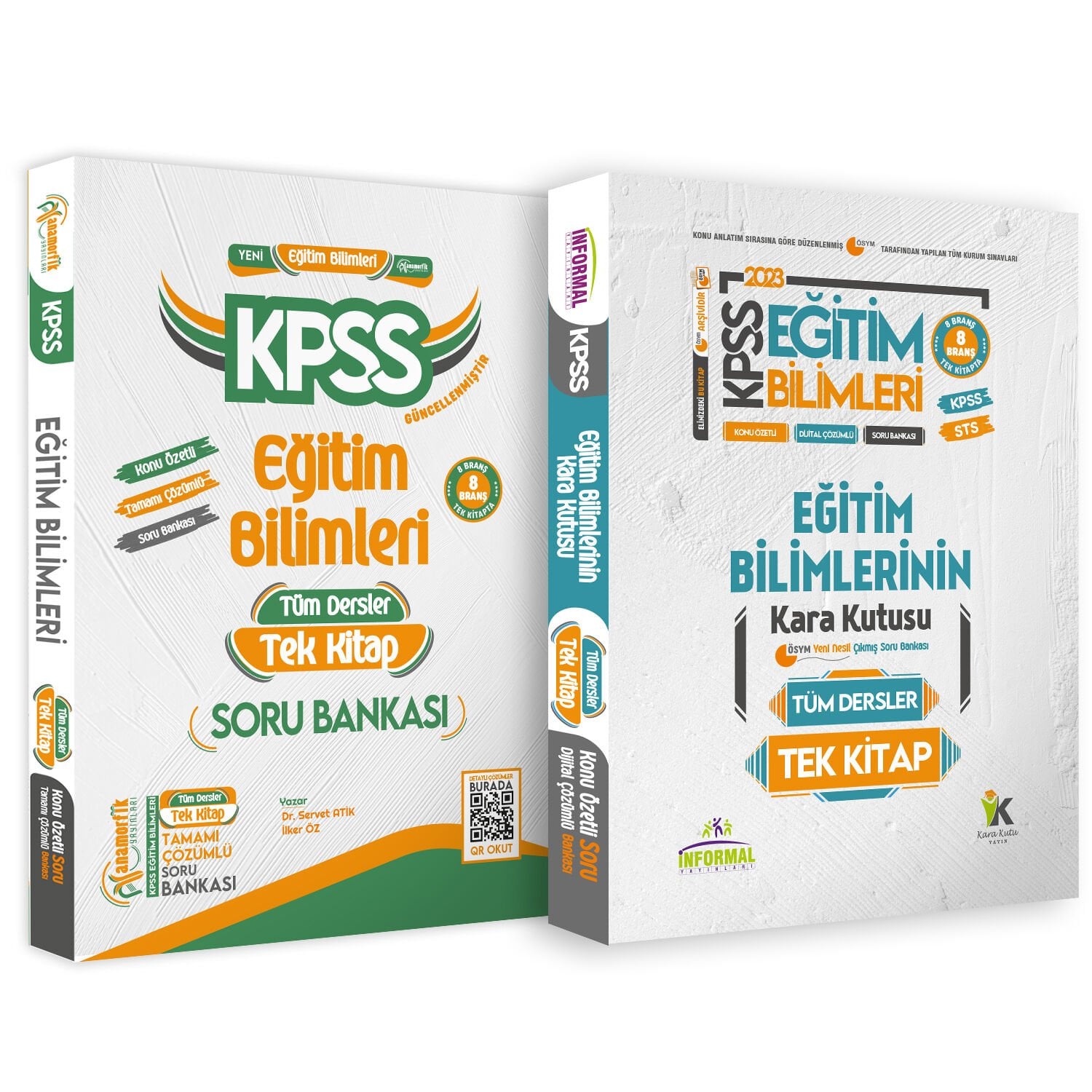 MEB-AGS Eğitim Bilimleri KARAKUTU TEK KİTAP ve ANAMORFİK TEK KİTAP Tamamı Çözümlü Soru Bankaları