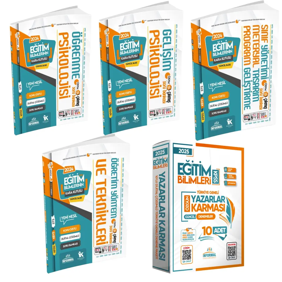 MEB-AGS Eğitim Bilimlerinin Kara Kutusu 4lü Soru Bankası Modül SET ve 10lu Yazarlar Karması Deneme