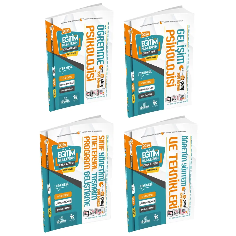 MEB-AGS Eğitim Bilimlerinin Kara Kutusu 4lü Soru Bankası Modül SET ve 10lu Yazarlar Karması Deneme