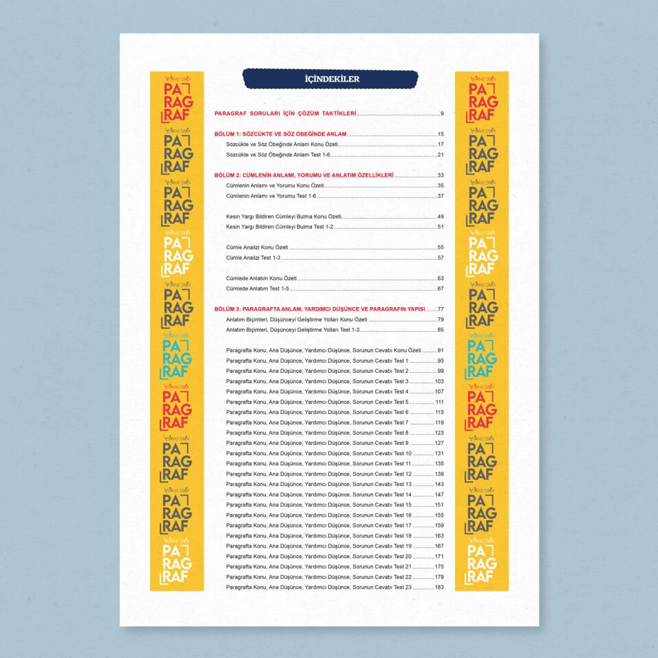 MEB-AGS Güncel Türkçe Anamorfik Paragraf Soru Bankası Yeni Müfredat Konu Özetli Çözümlü