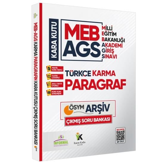 MEB-AGS Türkçenin Kara Kutusu KARMA PARAGRAF 2 Konu Özetli Dijital Çözümlü Çıkmış Soru Bankası