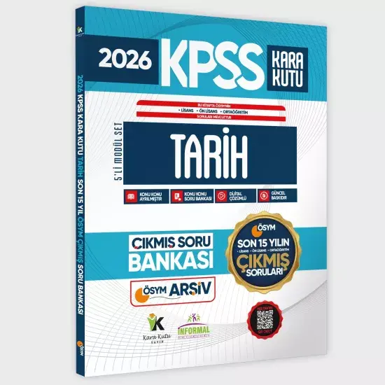 2026 FULLKPSS Lisans-Önlisans-Ortaöğretim Kara Kutu ÖSYM Çıkmış Soru Bankası 5li Modül Set Son 15Yıl