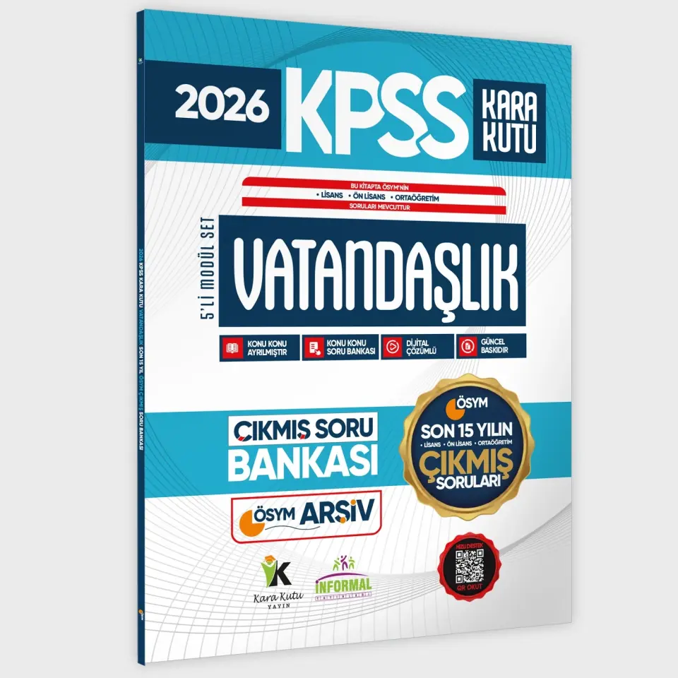 2026 FULLKPSS Lisans-Önlisans-Ortaöğretim Kara Kutu ÖSYM Çıkmış Soru Bankası 5li Modül Set Son 15Yıl