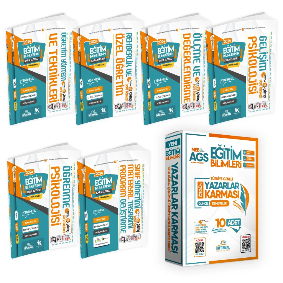 2026 KPSS Eğitim Bilimlerinin Kara Kutusu Çözümlü 6lı Modül SET ve 10lu Deneme Çözümlü Paketi