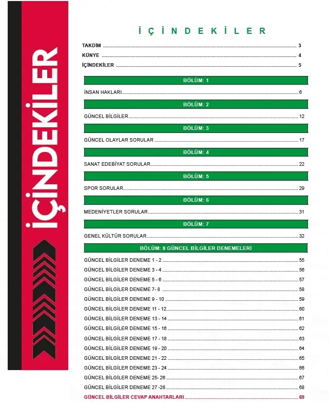 2026 KPSS Genel Kültür/Kurum Sınavları Güncel Bilgiler Konu Anlatım-Deneme-Soru Bankası DijitalÇözüm
