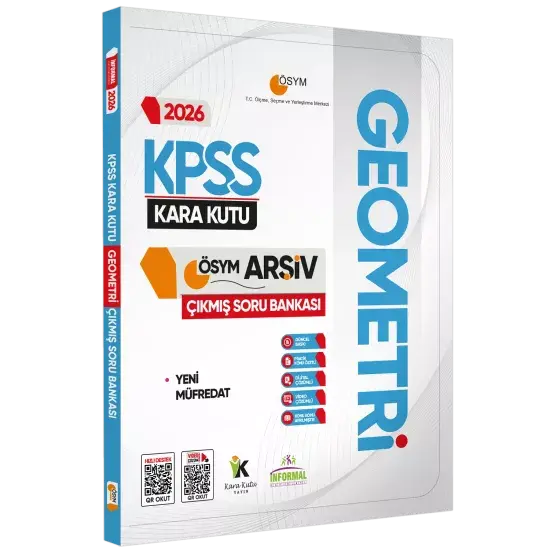 2026 KPSS GEOMETRİNİN Kara Kutusu ÖSYM Çıkmış Soru Havuzu Bankası Konu Özetli Video/PDF Çözümlü