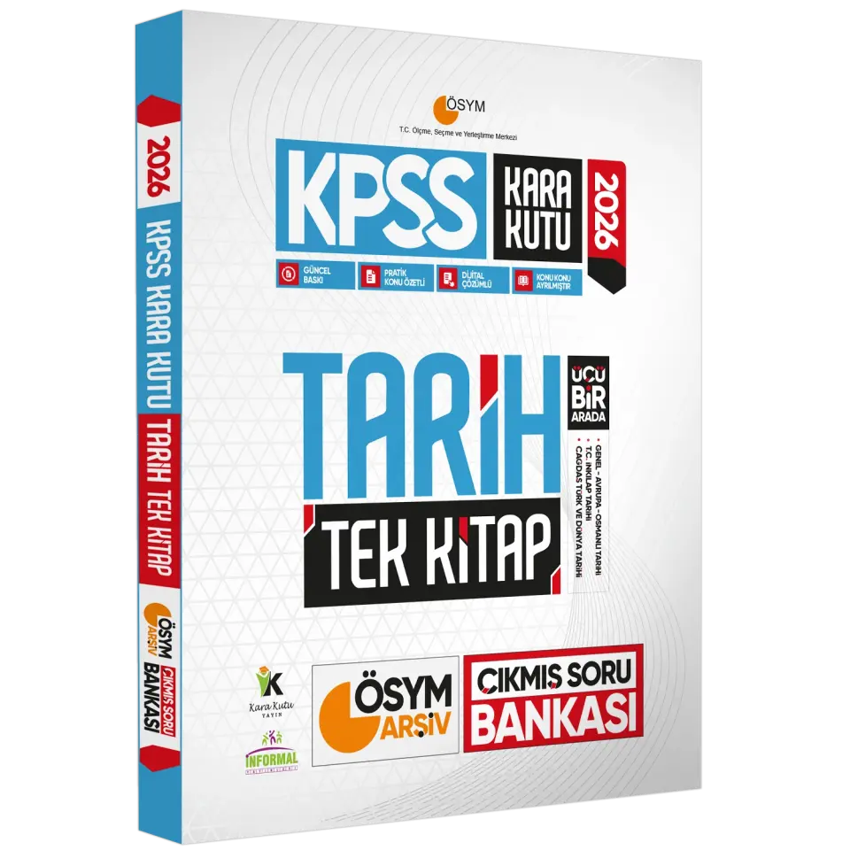2026 KPSS Kara Kutu GY-GK TEKLİ Kitap EKONOMİK Set Çıkmış Soru Bankası Konu Özetli Dijital Çözümlü