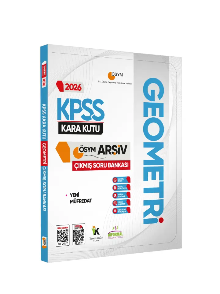 2026 KPSS Kara Kutu Matematik 1.-2.Cilt ve Geometri 3lü ÖSYM Çıkmış Soru Bankası Konu Özetli Çözümlü