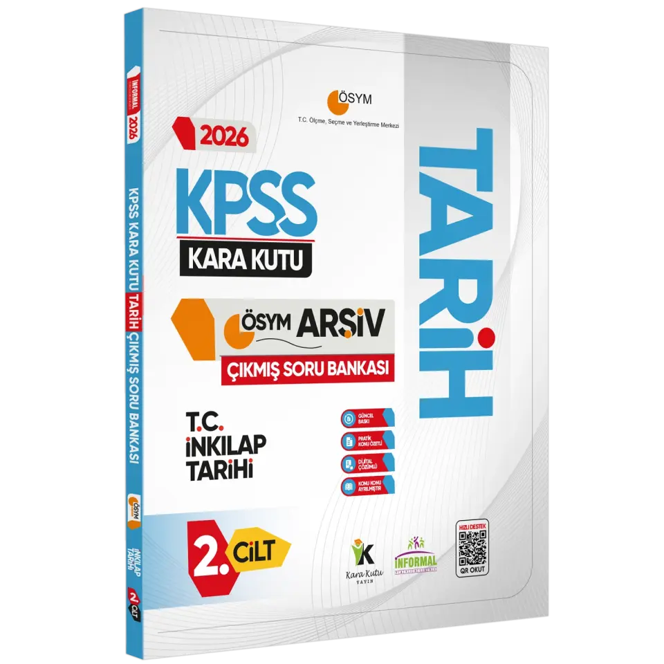 2026 KPSS KaraKutu GENEL KÜLTÜR 5li ALTIN SET ÖSYM Çıkmış Soru Bankası Konu Özetli Dijital Çözümlü
