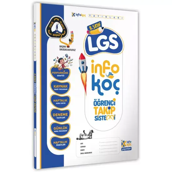 İnformal Yayınları LGS- BURSLULUK  İnfo Koç  Öğrenci Takip Sistemi A4