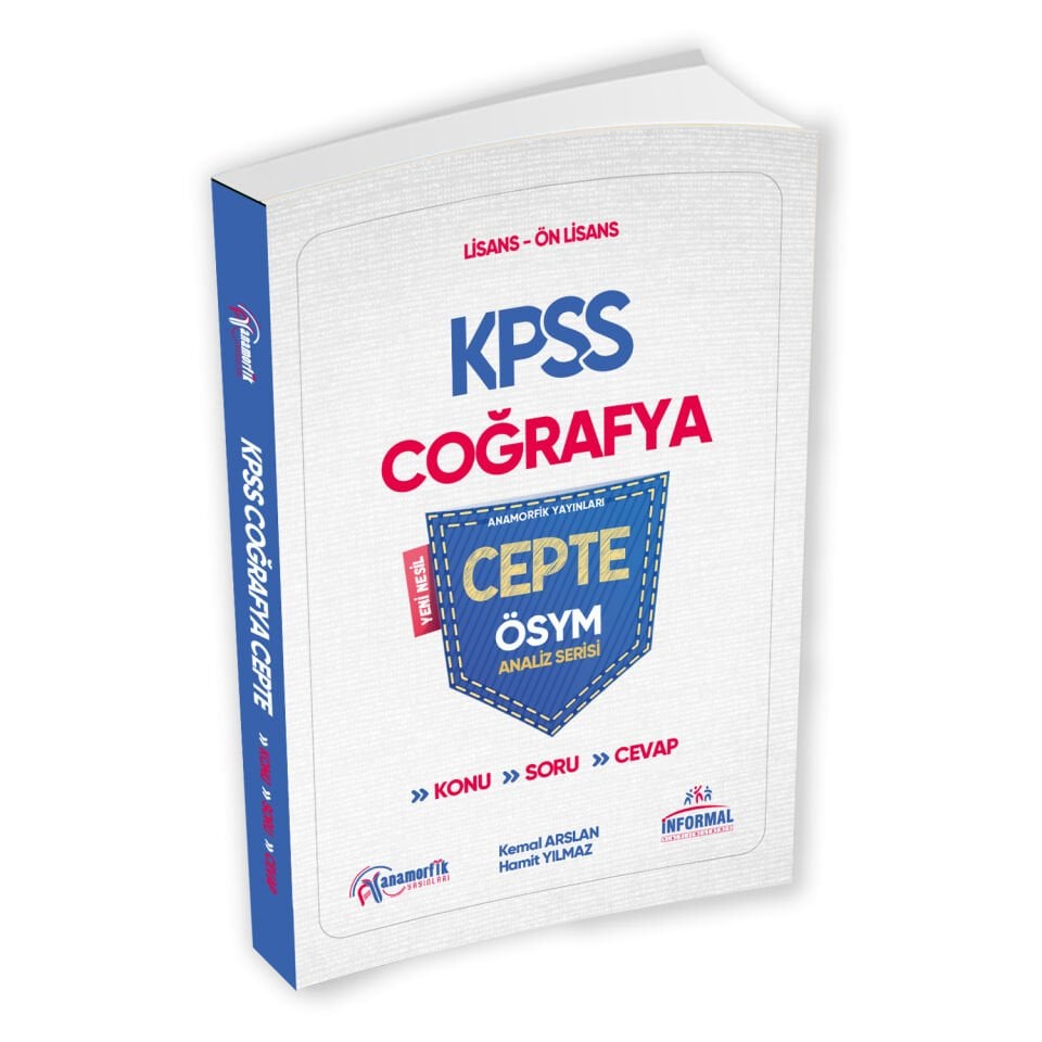 2026 KPSS Lisans Önlisans Coğrafya Cepte Konu Anlatımlı Soru-Cevap ÖSYM Analiz Serisi Son TÜİK Ekli