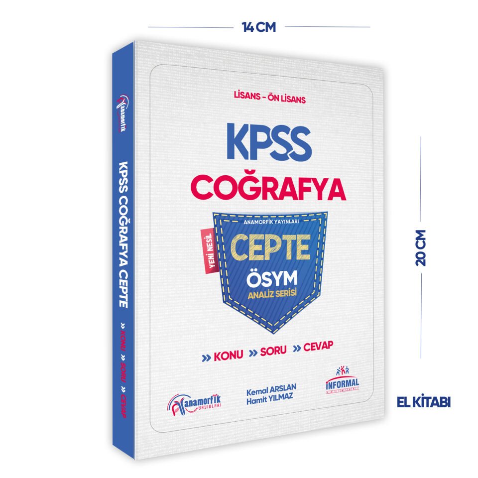 2026 KPSS Lisans Önlisans Coğrafya Cepte Konu Anlatımlı Soru-Cevap ÖSYM Analiz Serisi Son TÜİK Ekli