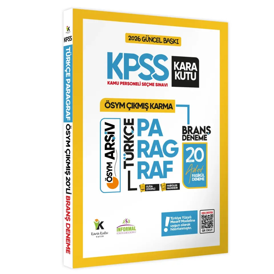 2026 KPSS Lisans Paragraf 20li Deneme Sınavı ÖSYM Çıkmış Soru Havuzu Video ve PDF Çözümlü