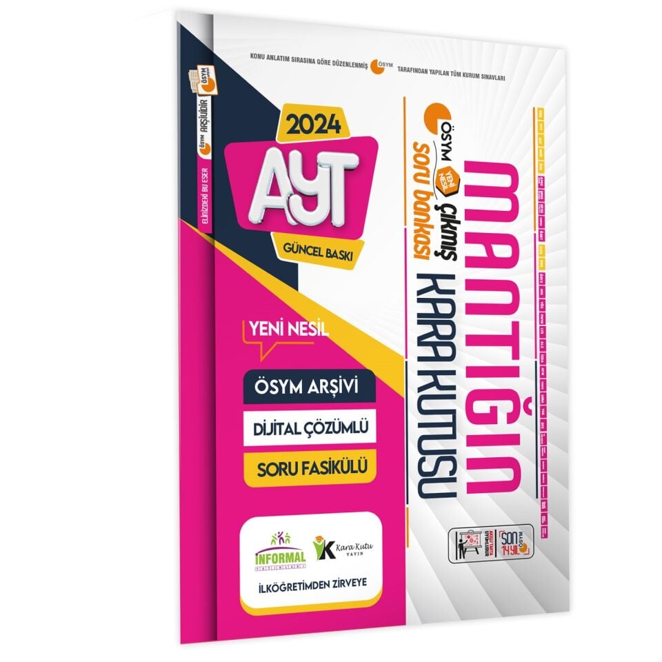 YKS TYT AYT FELSEFE GRUBUNUN Kara Kutusu Çıkmış Soru Bankası 4lü Set Dijital Çözümlü