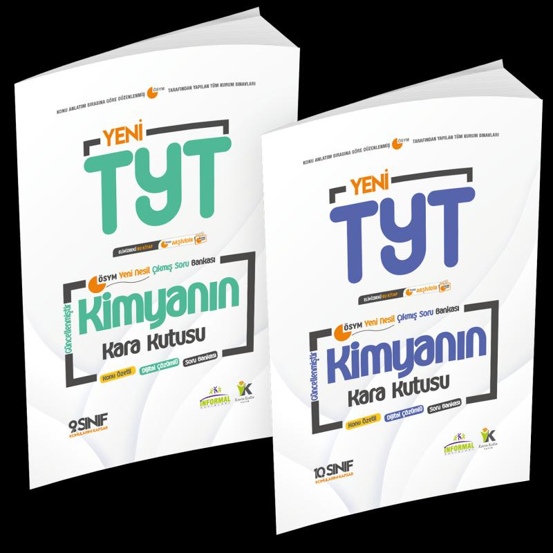 YKS TYT KİMYANIN Kara Kutusu 2li SET Konu Özetli Dijital Çözümlü ÖSYM Soru BANKASI PAKET SET