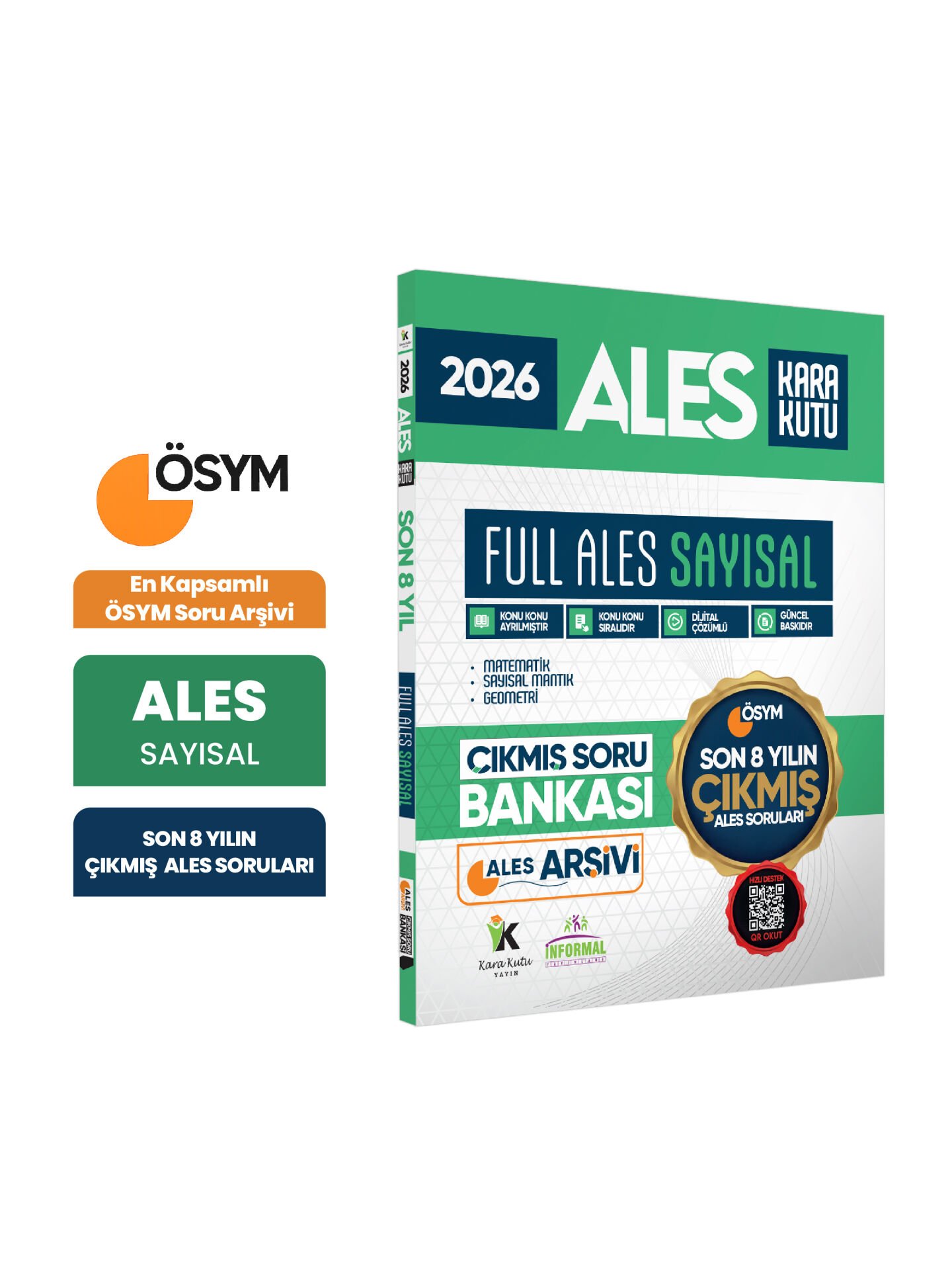2026 FULL ALES SAYISAL ÖSYM Çıkmış Soru Bankası Son 8 Yıl Sadece ALES PDF/Video Çözümlü