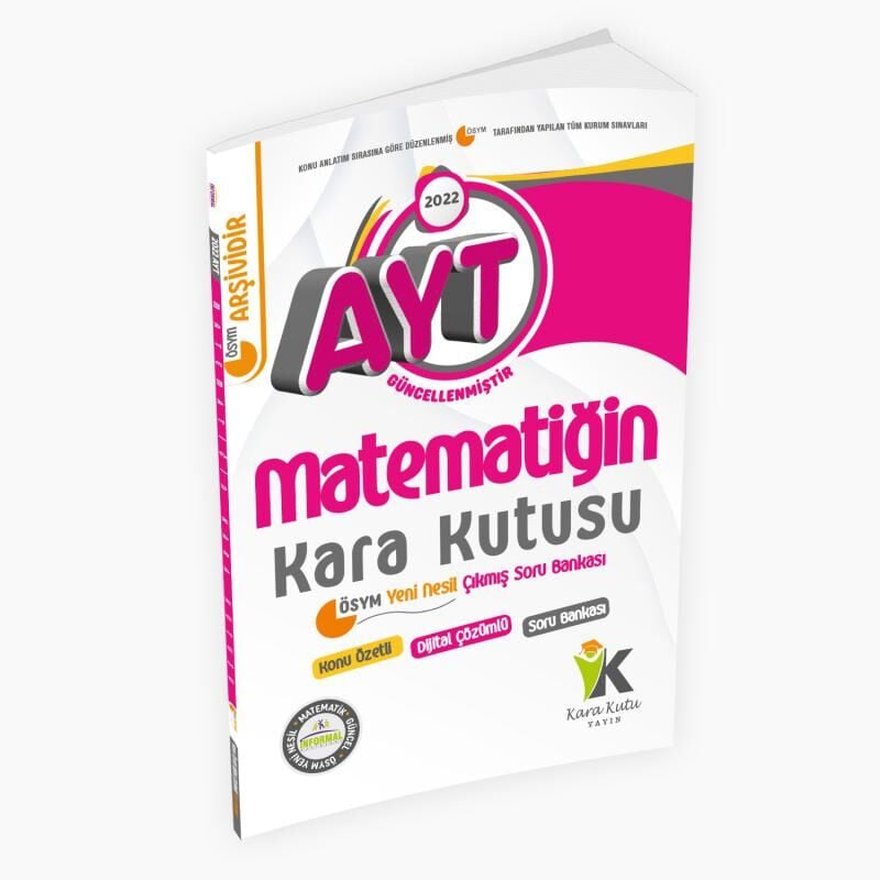 YKS-AYT Matematik Kara Kutu Dijital Çözümlü Çıkmış Soru Bankası