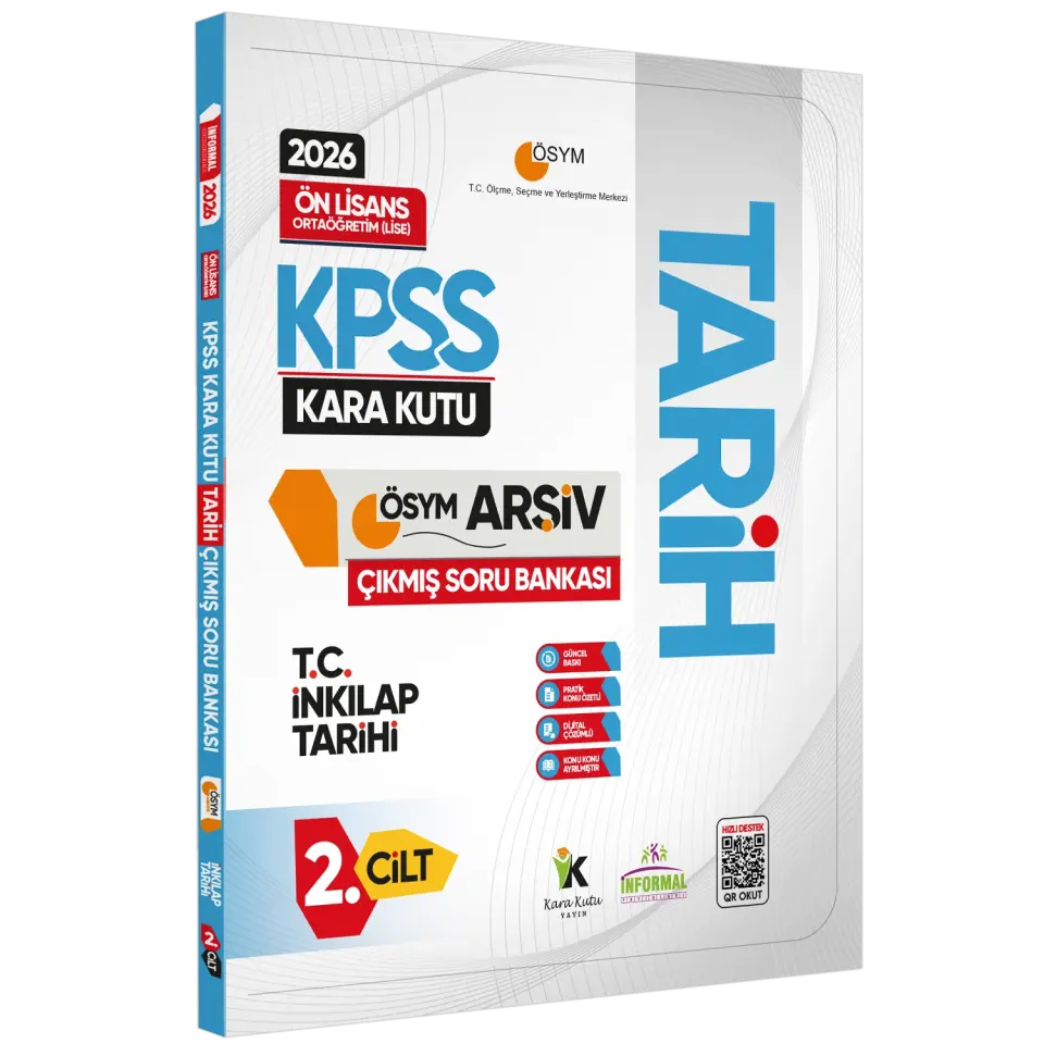 2026 KPSS Önlisans Kara Kutu GENEL KÜLTÜR 5li ALTIN SET ÖSYM Çıkmış Soru Bankası Konu Özetli Çözümlü